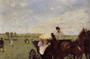 Edgar Degas A Carriage at the Races oil painting on canvas